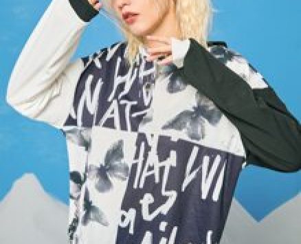 Colorblock Butterfly Graphic Hoodie