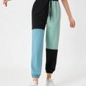 Colorblock Knot Sweatpants