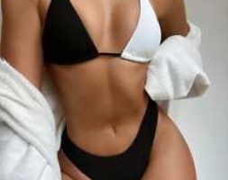 Colorblock Rib Bikini Swimsuit