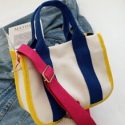 Colorblock Satchel Bag