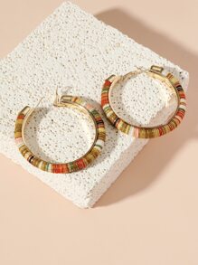 Colorful Hoop Earrings