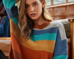 Colorful Striped Sweater