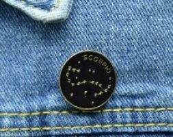 Constellation Design Brooch