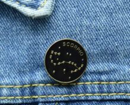 Constellation Design Brooch