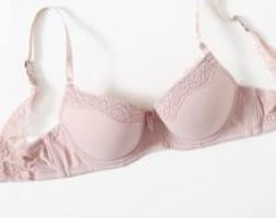 Contrast Lace Bow Bra