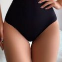 Contrast Mesh No-Show Shapewear Panty