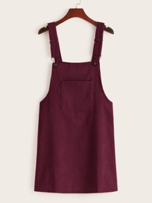 Corduroy Overall Mini Dress