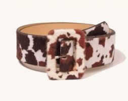 Cow Graphic Belt