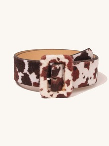 Cow Graphic Belt