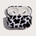 Cow Print Clear Airpods Case