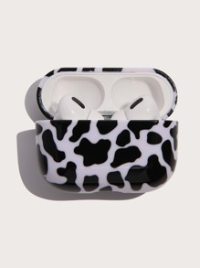 Cow Print Clear Airpods Case