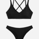 Criss Cross Bikini Swimsuit