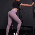 Criss Cross Solid Sports Leggings