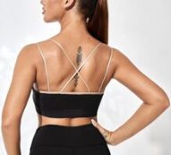 Crisscross Back High Support Sports Bra