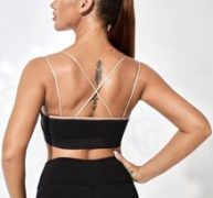 Crisscross Back High Support Sports Bra