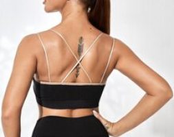 Crisscross Back High Support Sports Bra