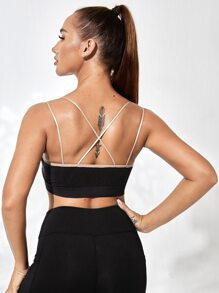 Crisscross Back High Support Sports Bra