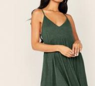 Crisscross Cami Mini Dress