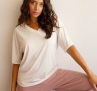 Crisscross Open Back Solid Tee