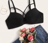 Crisscross Push Up Underwire Bra