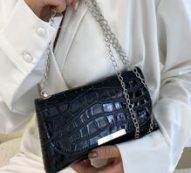 Croc Embossed Crossbody Bag
