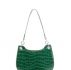Croc Embossed Shoulder Bag