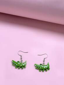 Crocodile Drop Earrings