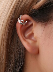 Crown Design Ear Cuff 1pc