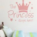 Crown Print Wall Sticker