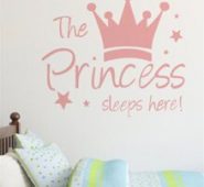 Crown Print Wall Sticker