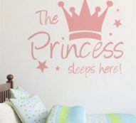 Crown Print Wall Sticker