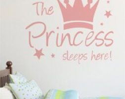 Crown Print Wall Sticker