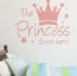 Crown Print Wall Sticker