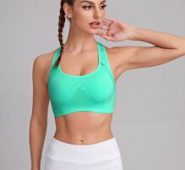Cut Out Solid Sports Bra