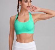 Cut Out Solid Sports Bra