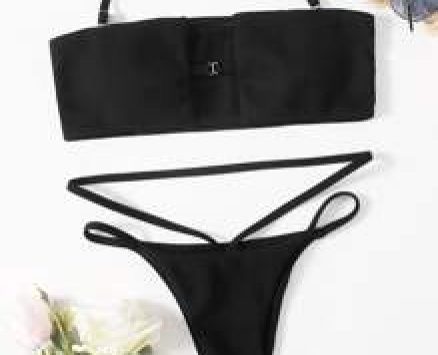 Cut-out Halter Bikini Swimsuit