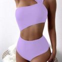 Cut-out Waist One Piece Swimsuit