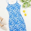 Daisy Floral Print Bodycon Dress