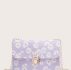 Daisy Print Chain Crossbody Bag