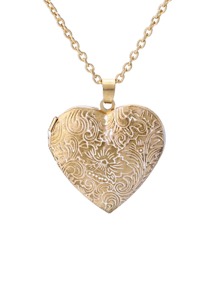 Decor Heart Pendant Necklace