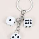 Dice Pendant Keychain