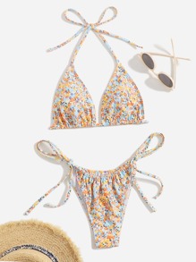 Ditsy Floral Bikini Swimsuit