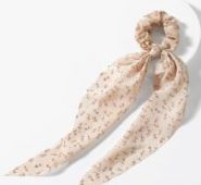 Ditsy Floral Print Scrunchie Scarf