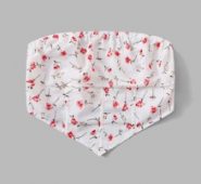 Ditsy Floral Shirred Crop Tube Top