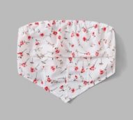 Ditsy Floral Shirred Crop Tube Top