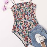 Ditsy Floral Slip Bodysuit