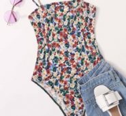 Ditsy Floral Slip Bodysuit
