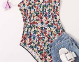 Ditsy Floral Slip Bodysuit