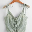 Ditsy Floral Tie Shoulder Cami