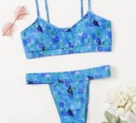 Ditsy Flower Bikini Swimsuit
